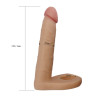 LoveToy Double gode Cockring - 14 x 2.8 cm Flesh